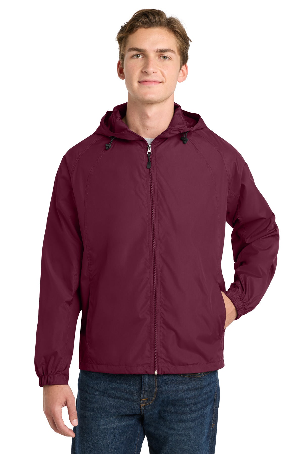 Sport-Tek ® Hooded Raglan Jacket. JST73