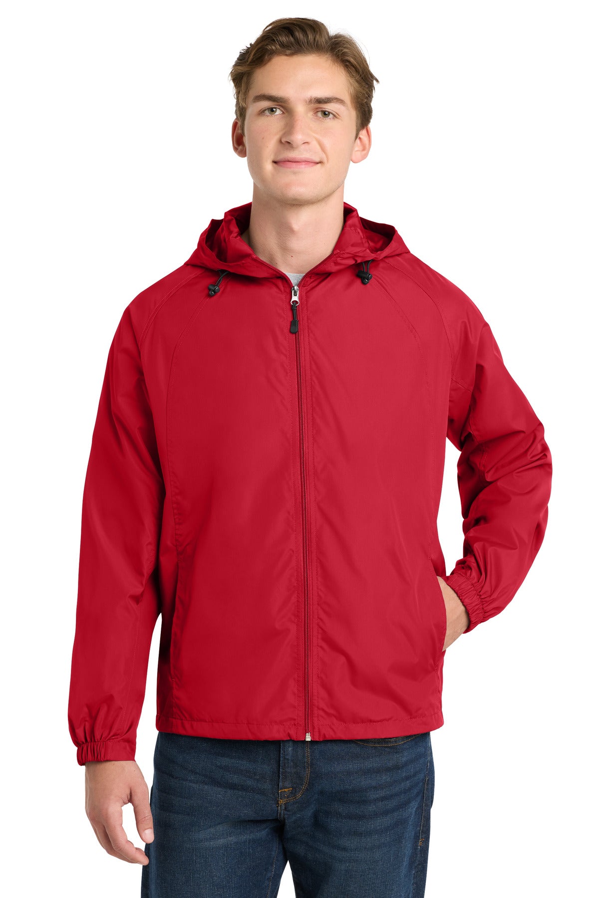 Sport-Tek ® Hooded Raglan Jacket. JST73
