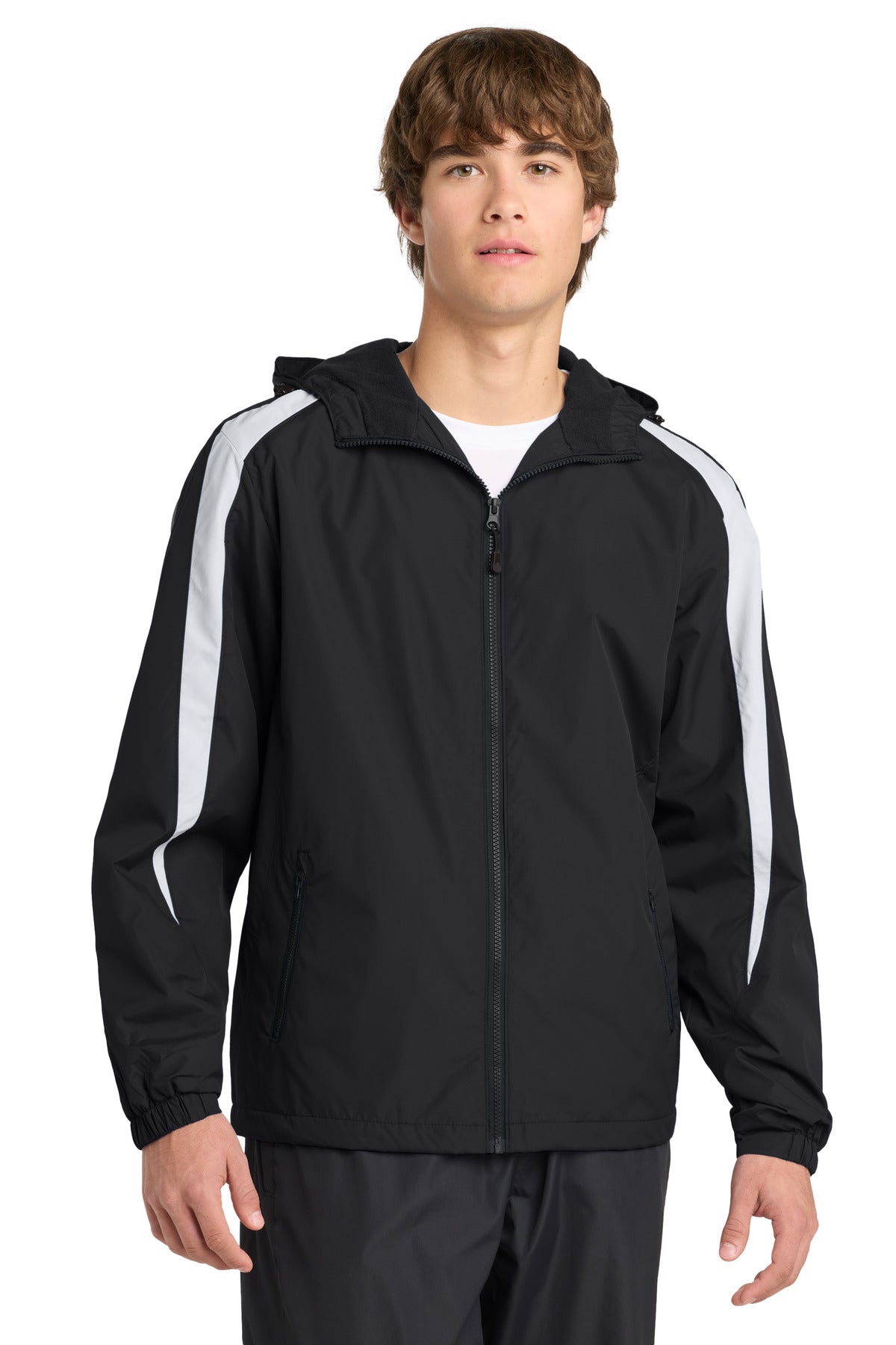 Sport-Tek ® Fleece-Lined Colorblock Jacket. JST81