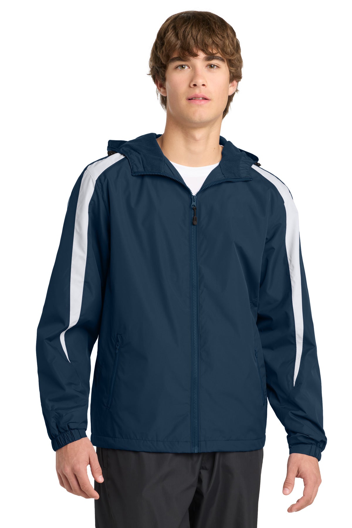 Sport-Tek ® Fleece-Lined Colorblock Jacket. JST81