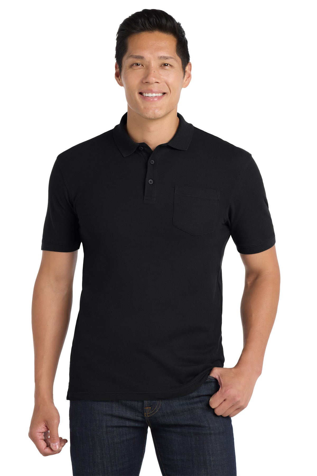 Port Authority ® Core Classic Pique Pocket Polo. K100P