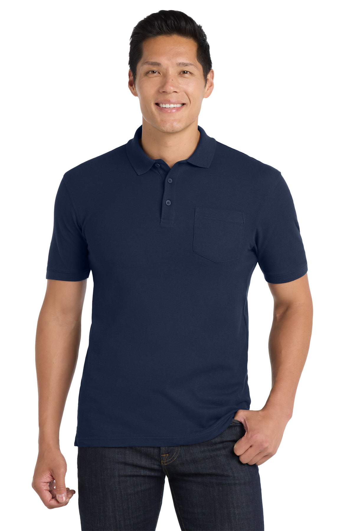 Port Authority ® Core Classic Pique Pocket Polo. K100P
