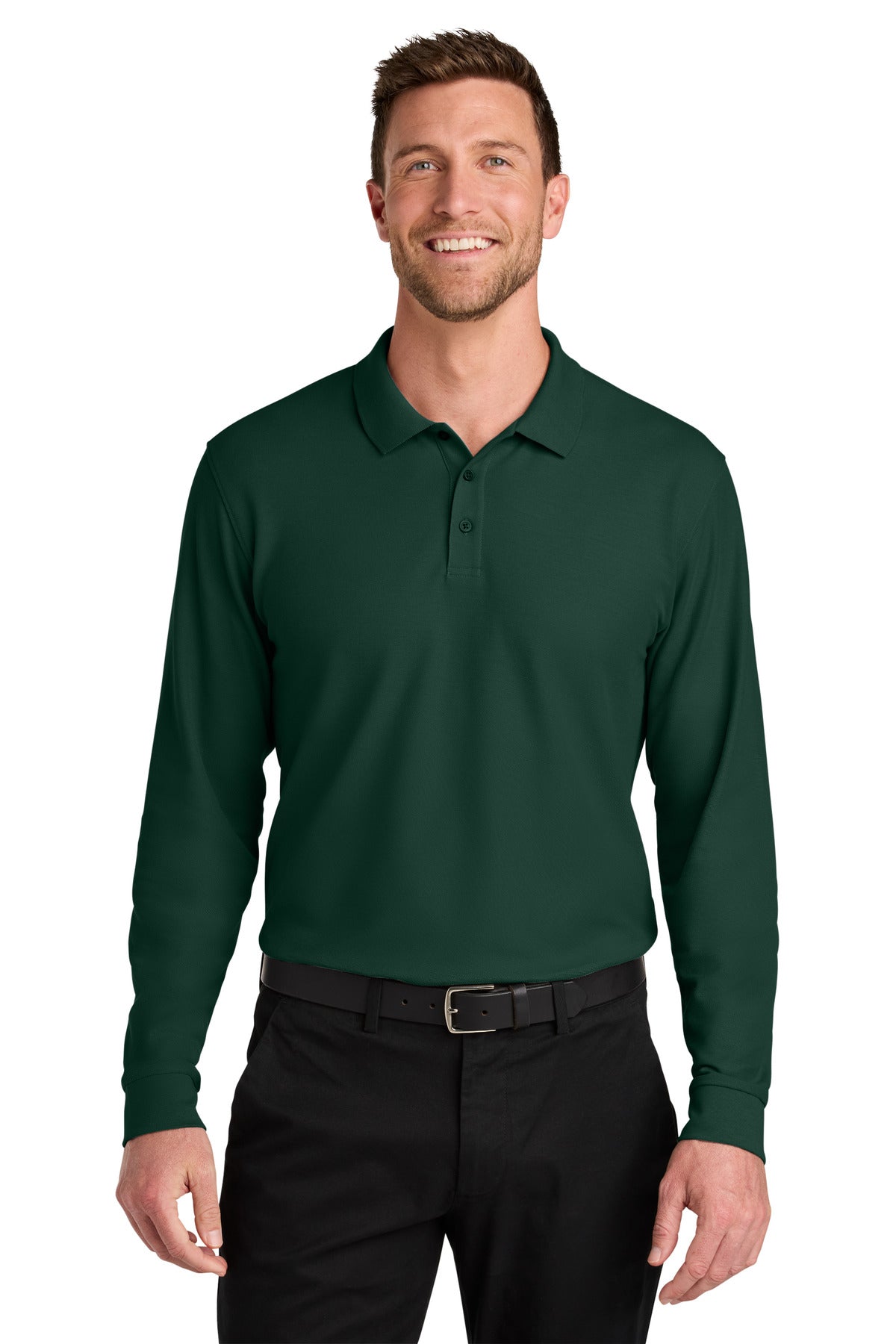 Port Authority ® Wearever Signature Pique Long Sleeve Polo K200LS