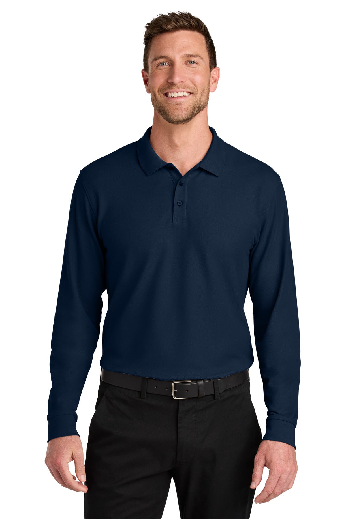 Port Authority ® Wearever Signature Pique Long Sleeve Polo K200LS