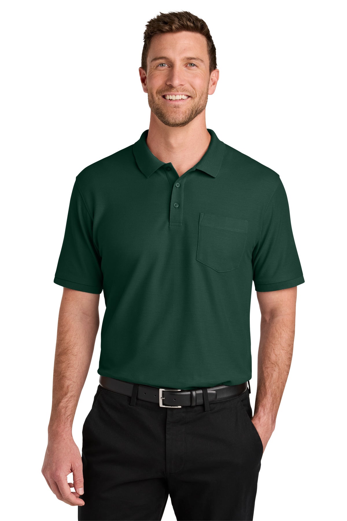 Port Authority ® Wearever Signature Pique Pocket Polo K200P
