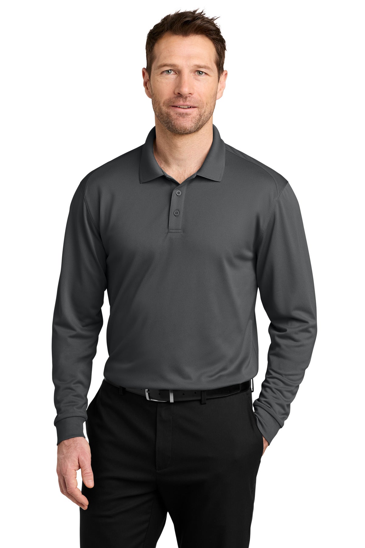 Port Authority ® Wearever Performance Pique Long Sleeve Polo K240LS