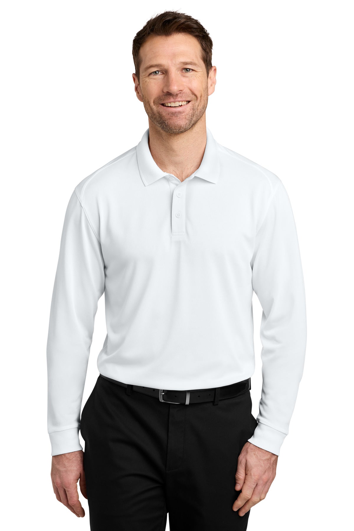 Port Authority ® Wearever Performance Pique Long Sleeve Polo K240LS