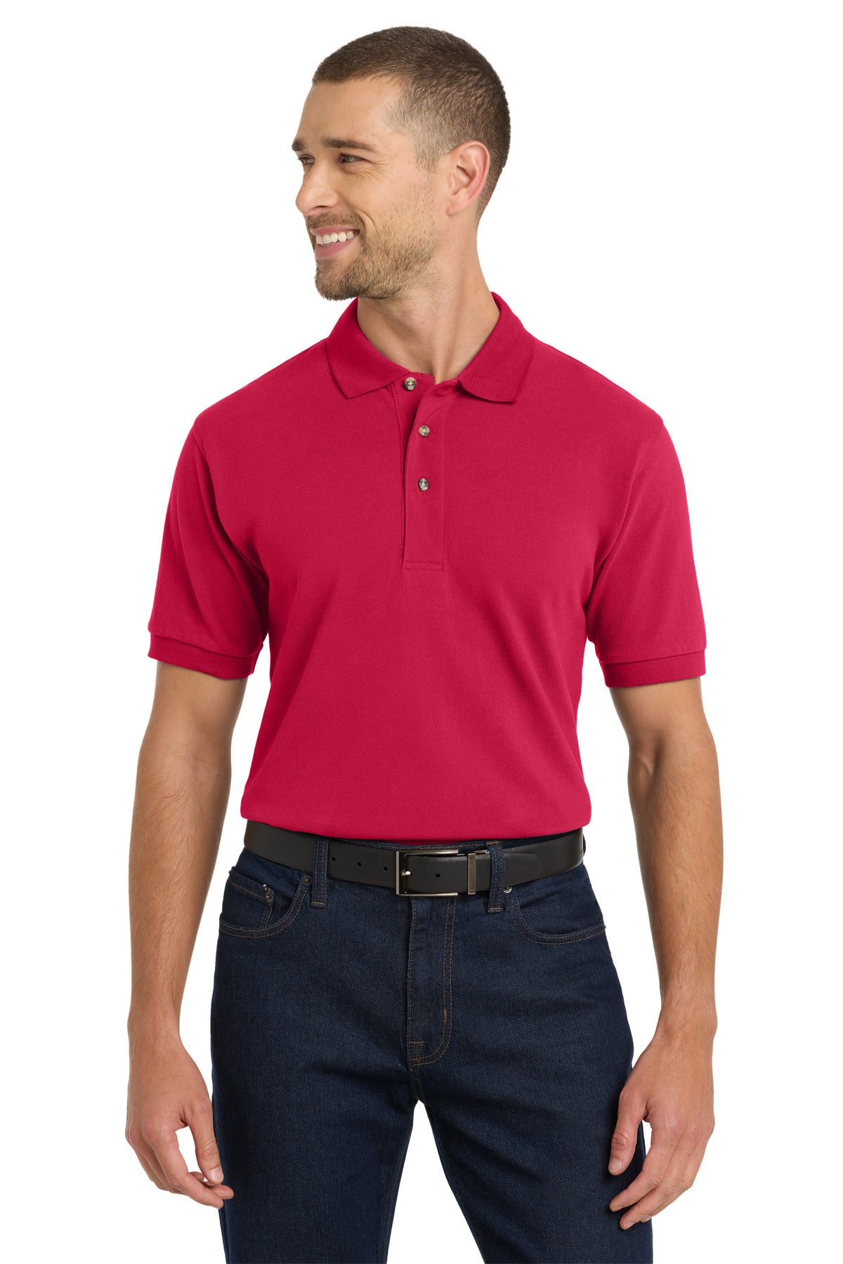 Port Authority ® Heavyweight Cotton Pique Polo. K420