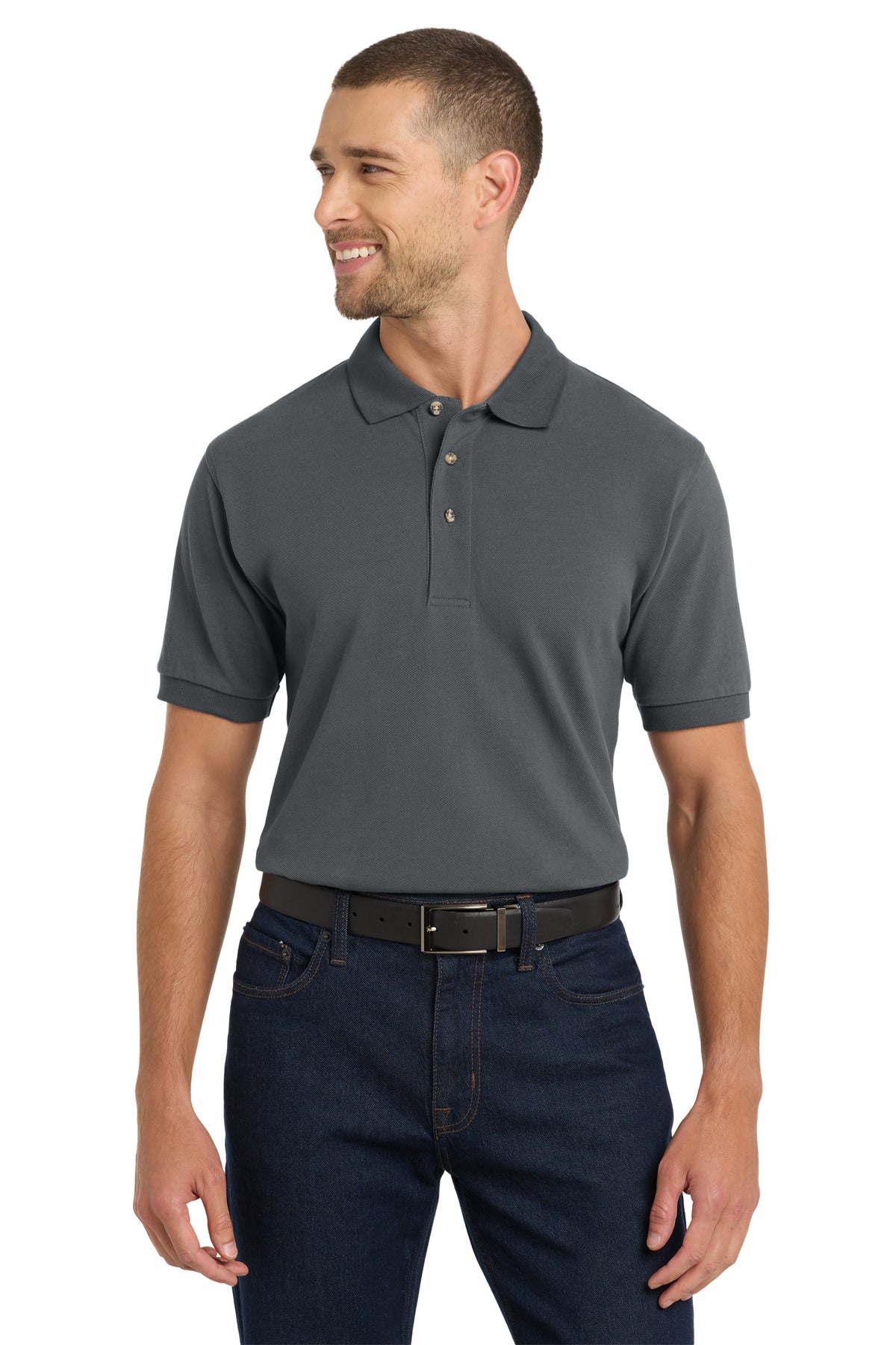 Port Authority ® Heavyweight Cotton Pique Polo. K420