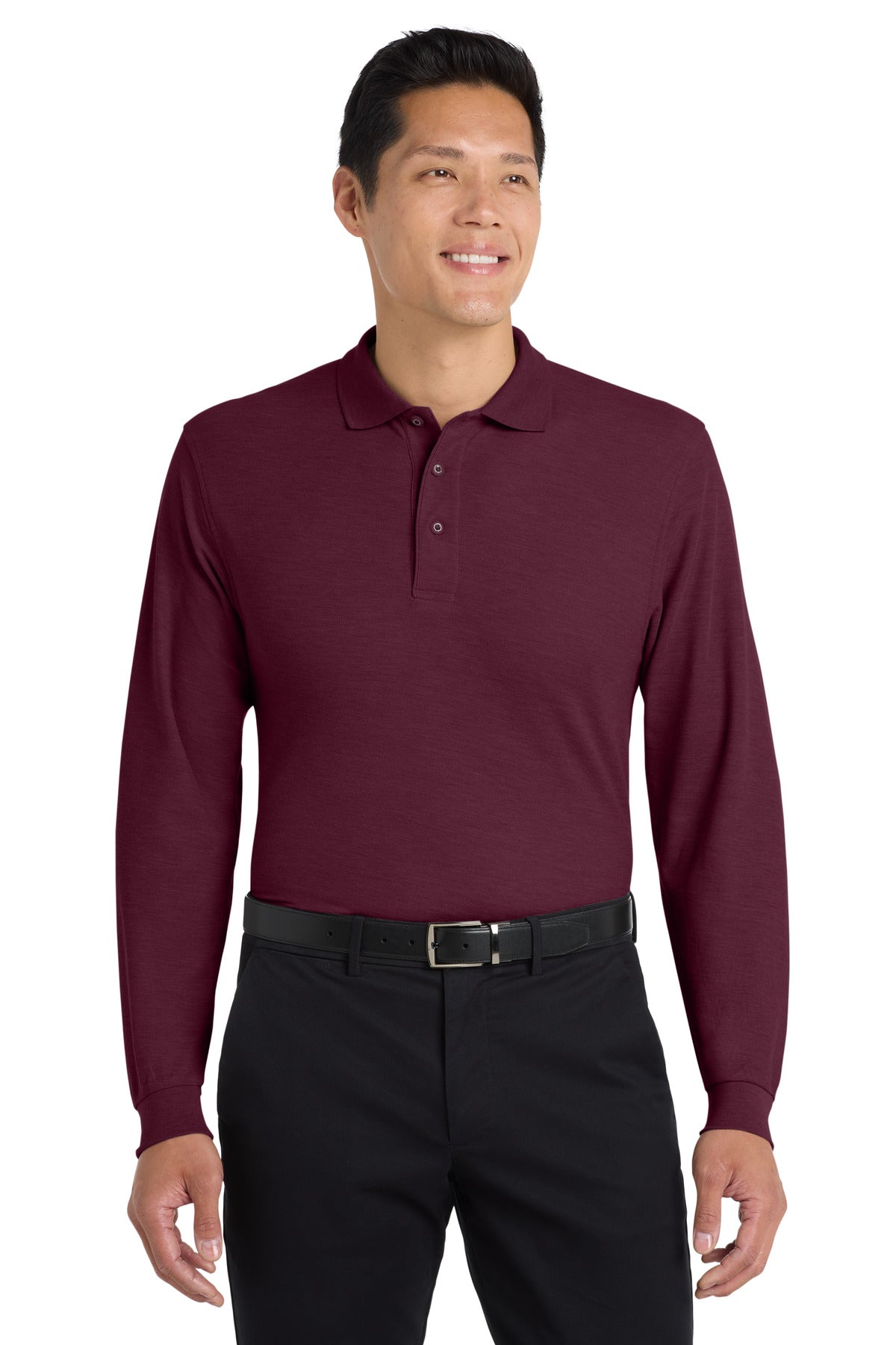 Port Authority ® Silk Touch™ Long Sleeve Polo. K500LS