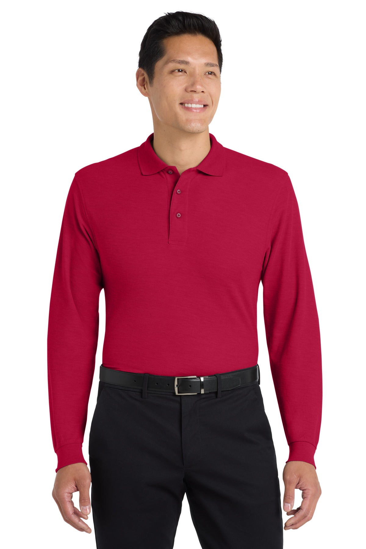 Port Authority ® Silk Touch™ Long Sleeve Polo. K500LS