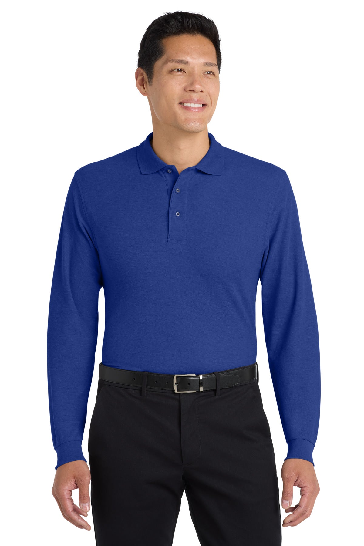 Port Authority ® Silk Touch™ Long Sleeve Polo. K500LS