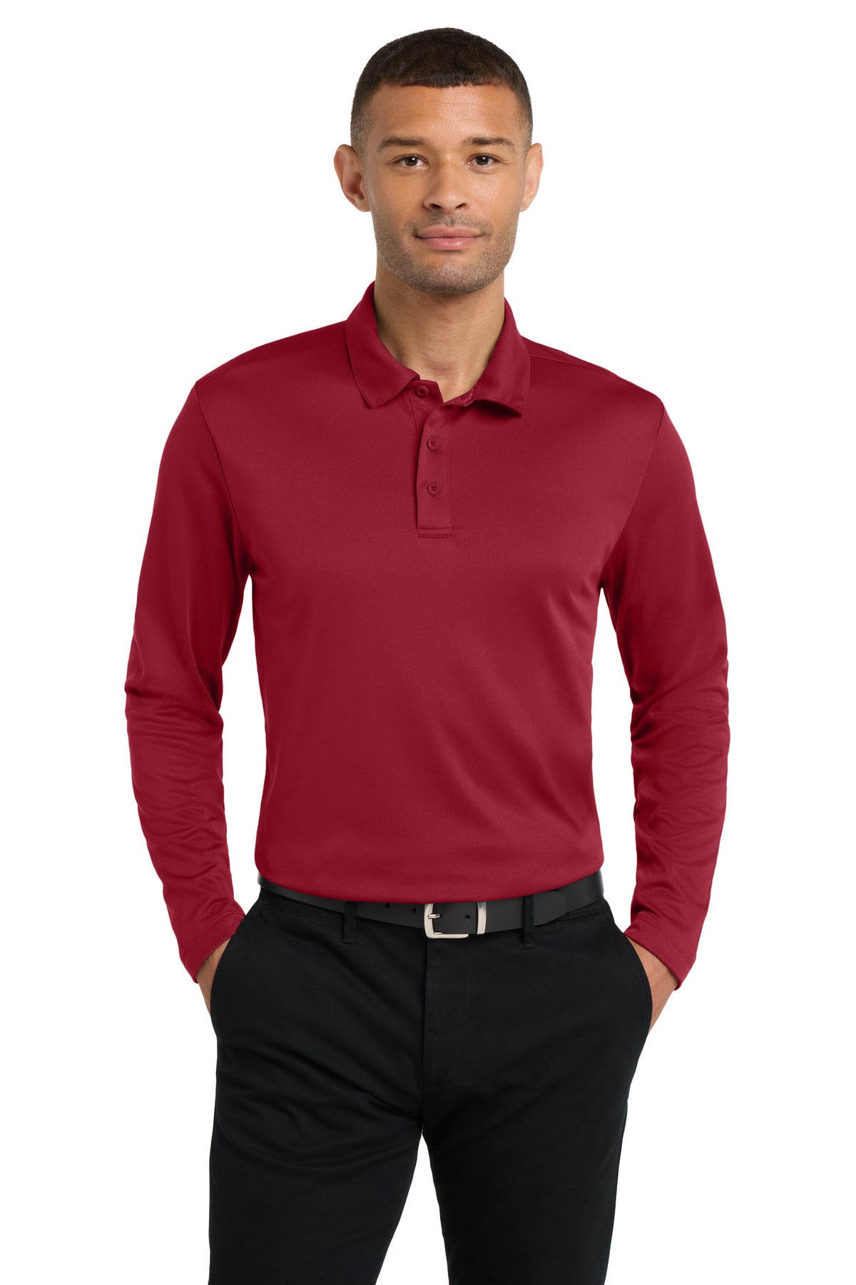 Port Authority ® Silk Touch™ Performance Long Sleeve Polo. K540LS