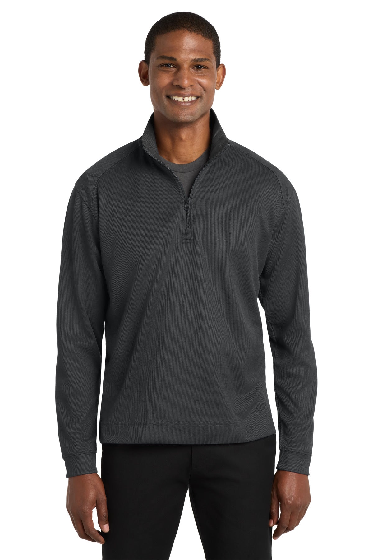 Port Authority ® Vertical Texture 1/4-Zip Pullover. K805