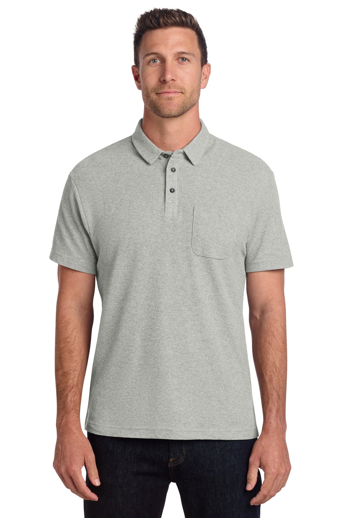 Port Authority ® C-FREE ® Cotton Blend Pique Pocket Polo K868