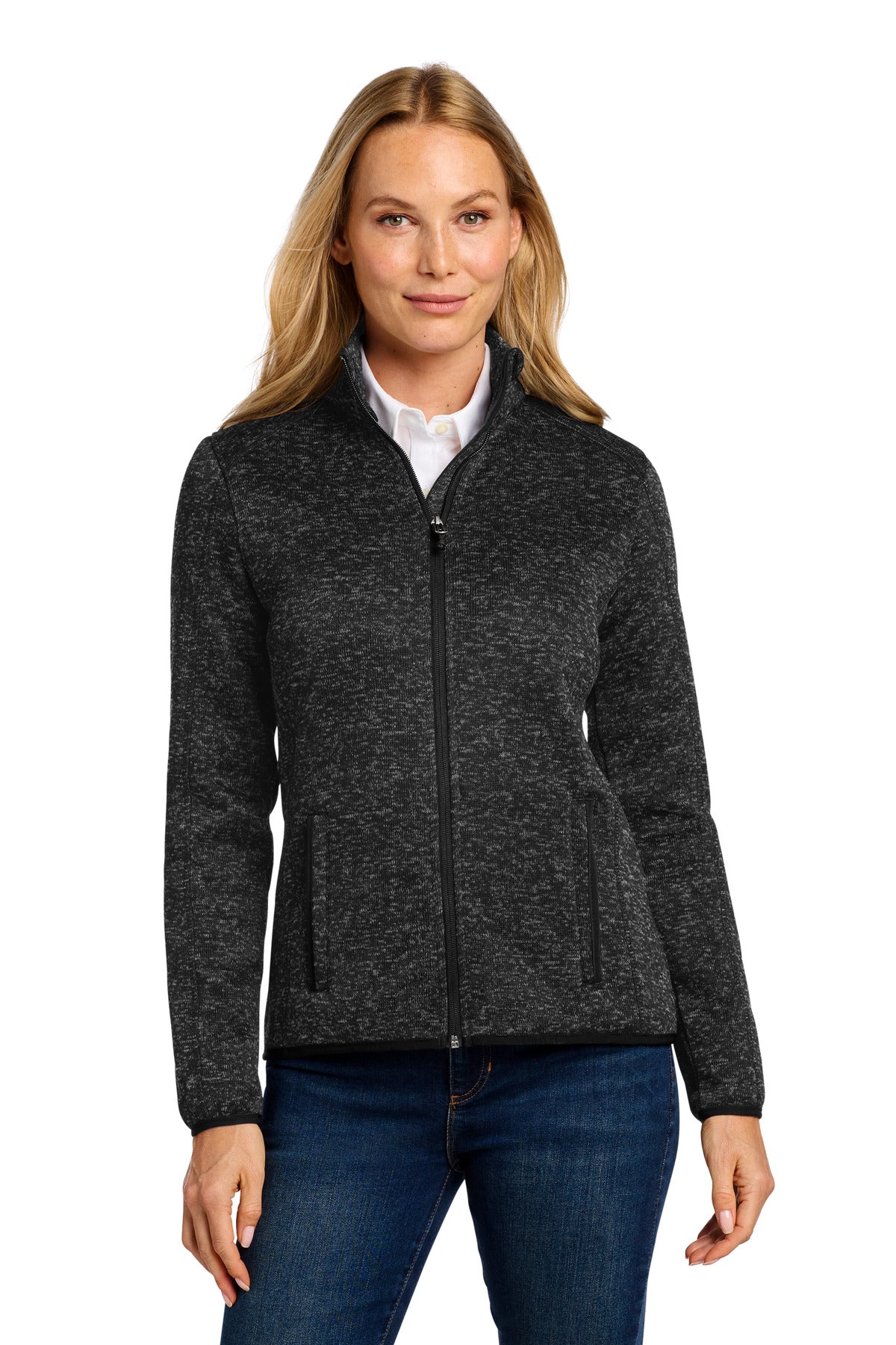 Port Authority ® Women's Sweater Fleece Jacket. L232