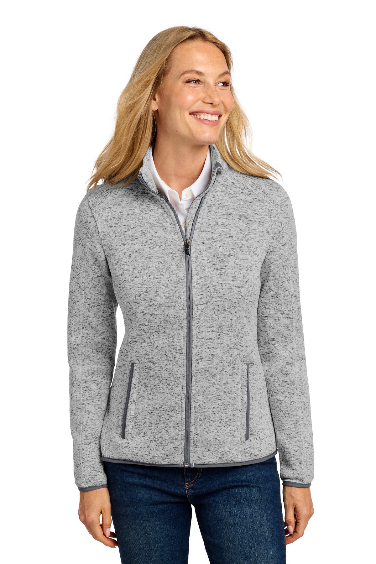 Port Authority ® Women's Sweater Fleece Jacket. L232