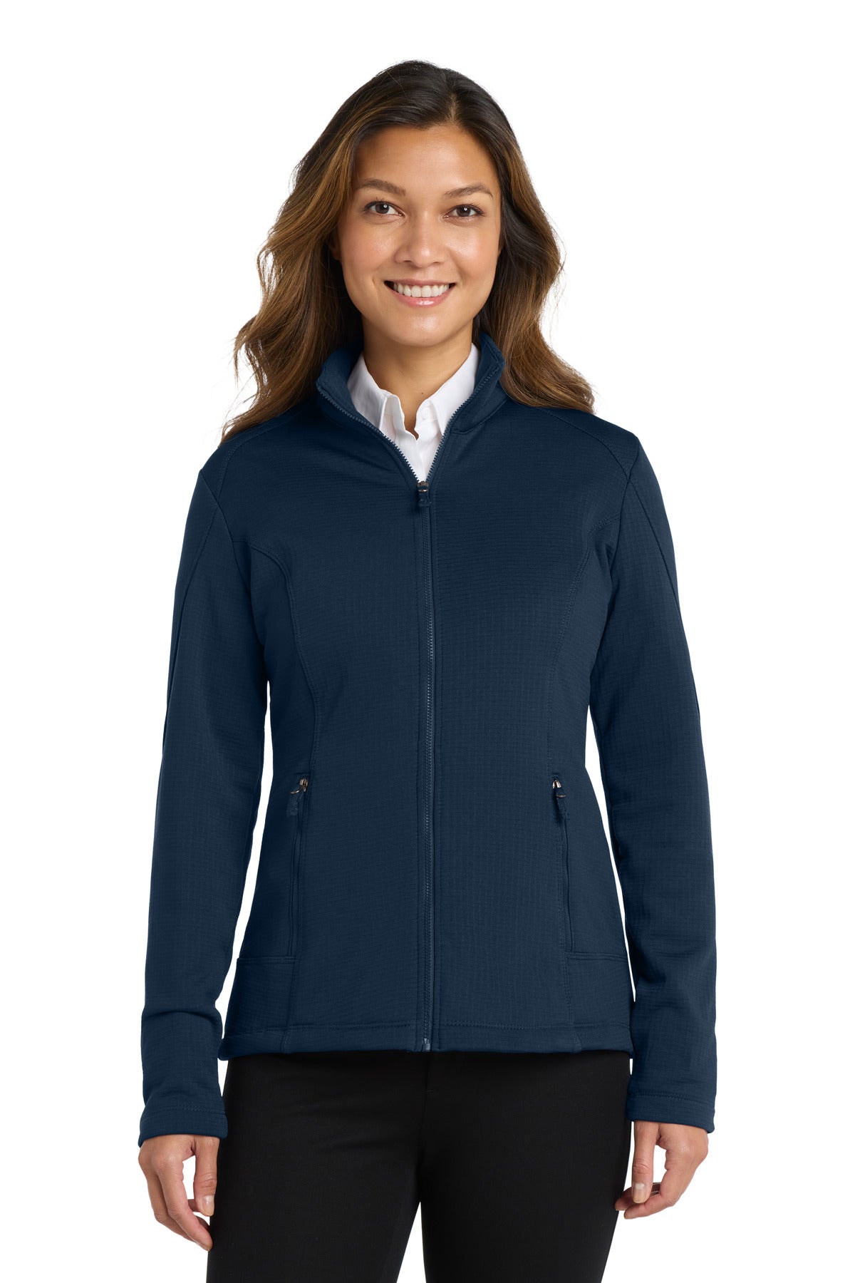Port Authority ® Women's Grid Fleece Jacket. L239