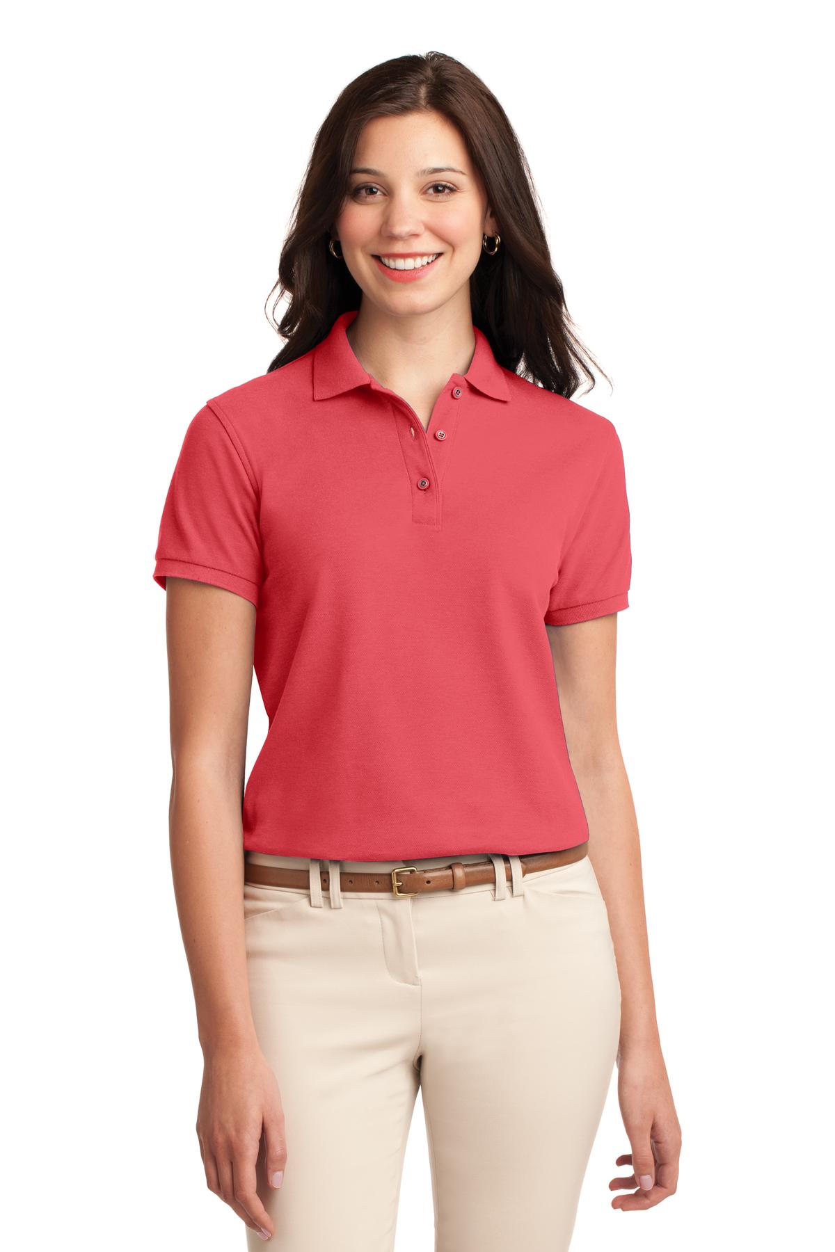 Port Authority ® Women's Silk Touch™ Polo. L500