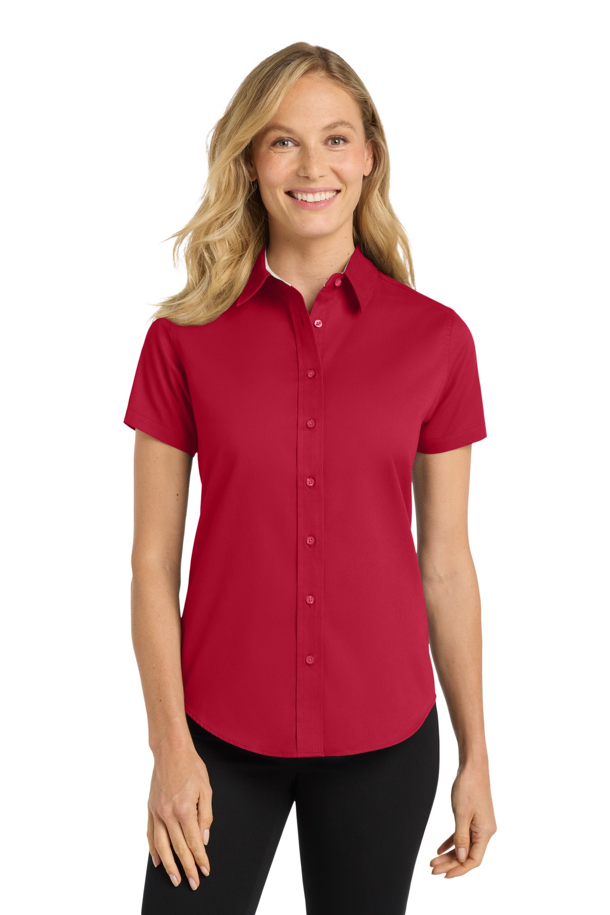 Port Authority ® Women's Short Sleeve Easy Care Shirt. L508