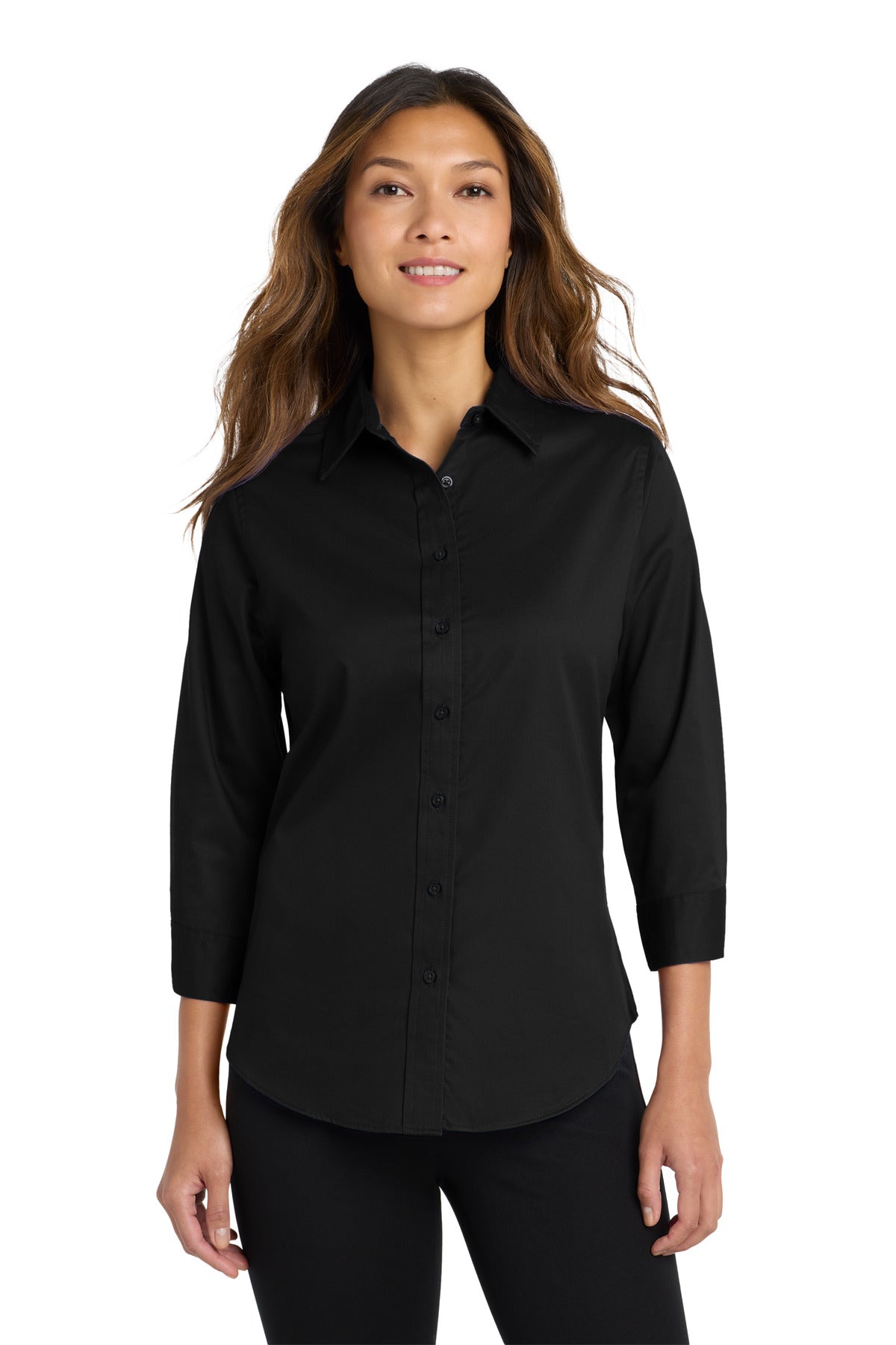 Port Authority ® Women's 3/4-Sleeve Easy Care Shirt. L612