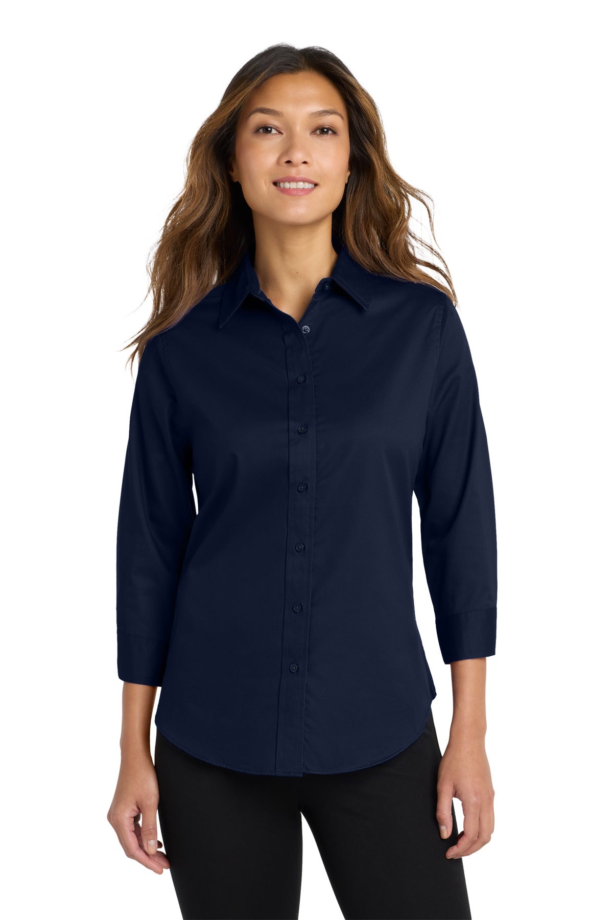 Port Authority ® Women's 3/4-Sleeve Easy Care Shirt. L612