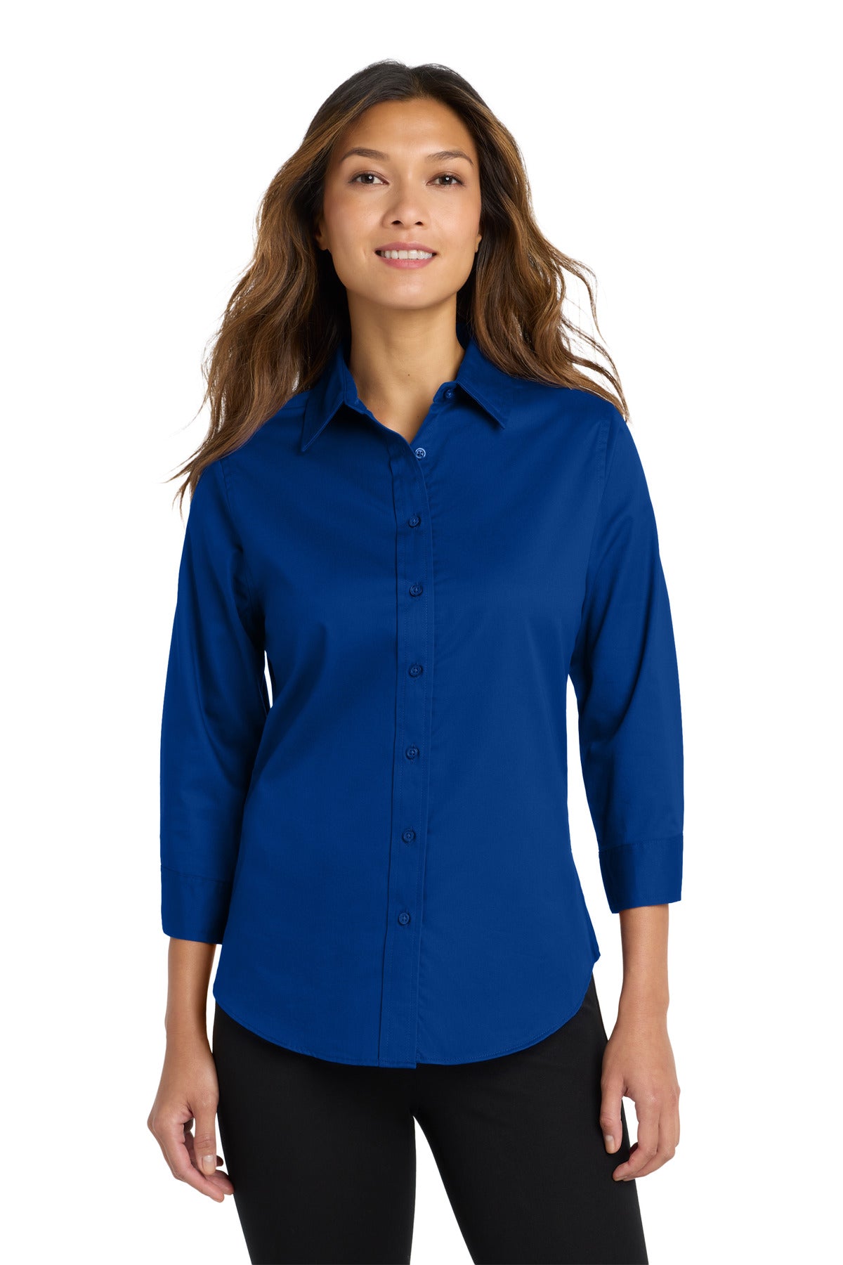 Port Authority ® Women's 3/4-Sleeve Easy Care Shirt. L612