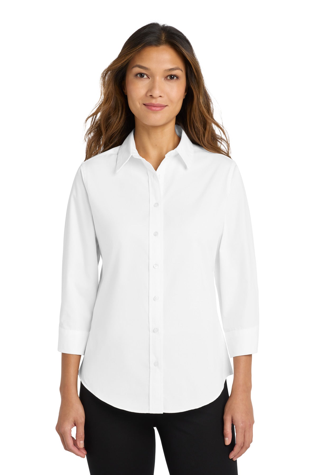 Port Authority ® Women's 3/4-Sleeve Easy Care Shirt. L612