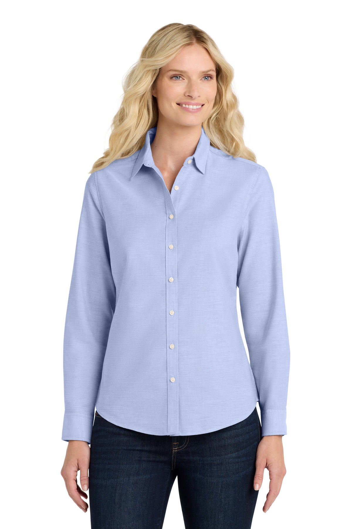 Port Authority ® Women's SuperPro ™ Oxford Shirt. L658