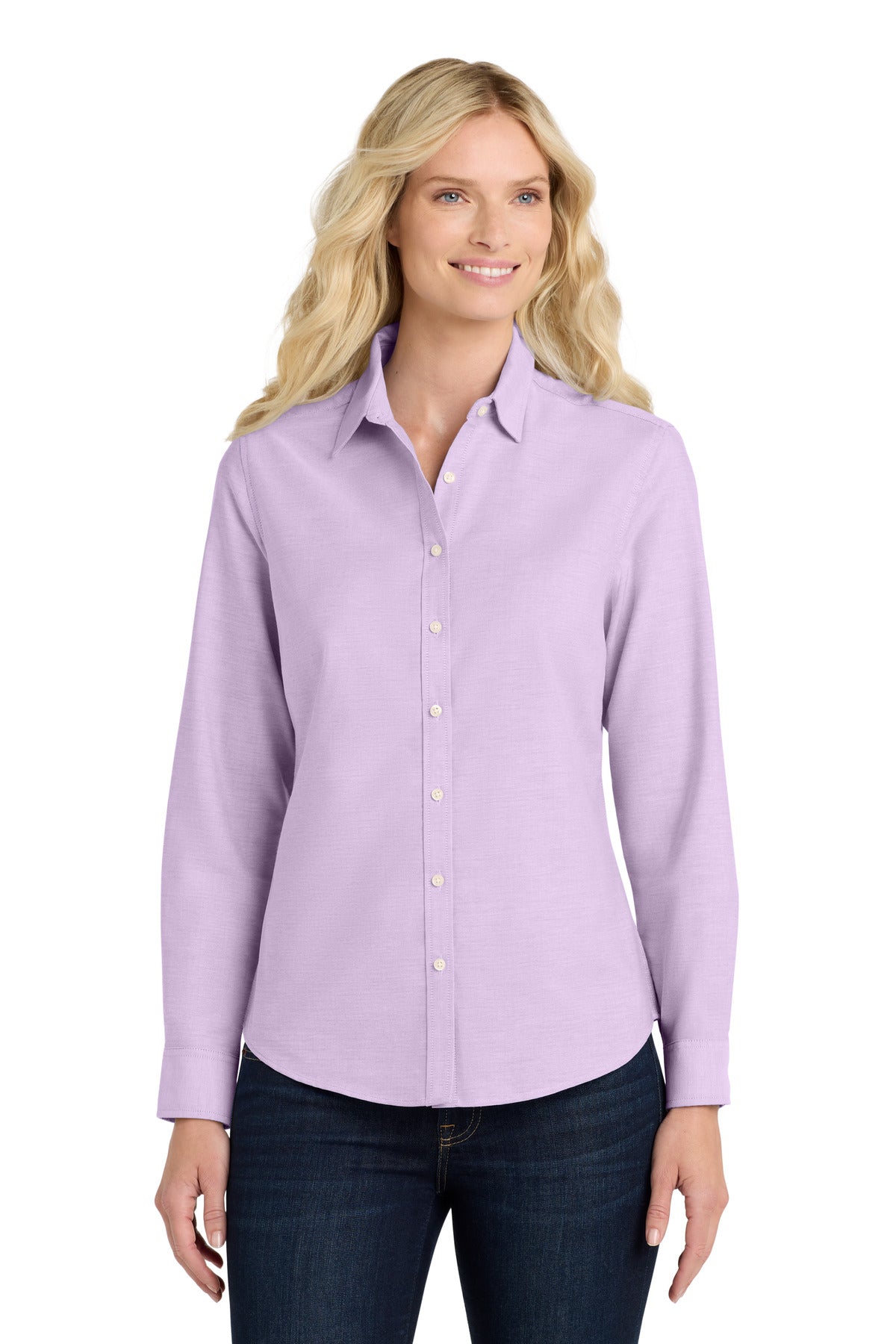 Port Authority ® Women's SuperPro ™ Oxford Shirt. L658