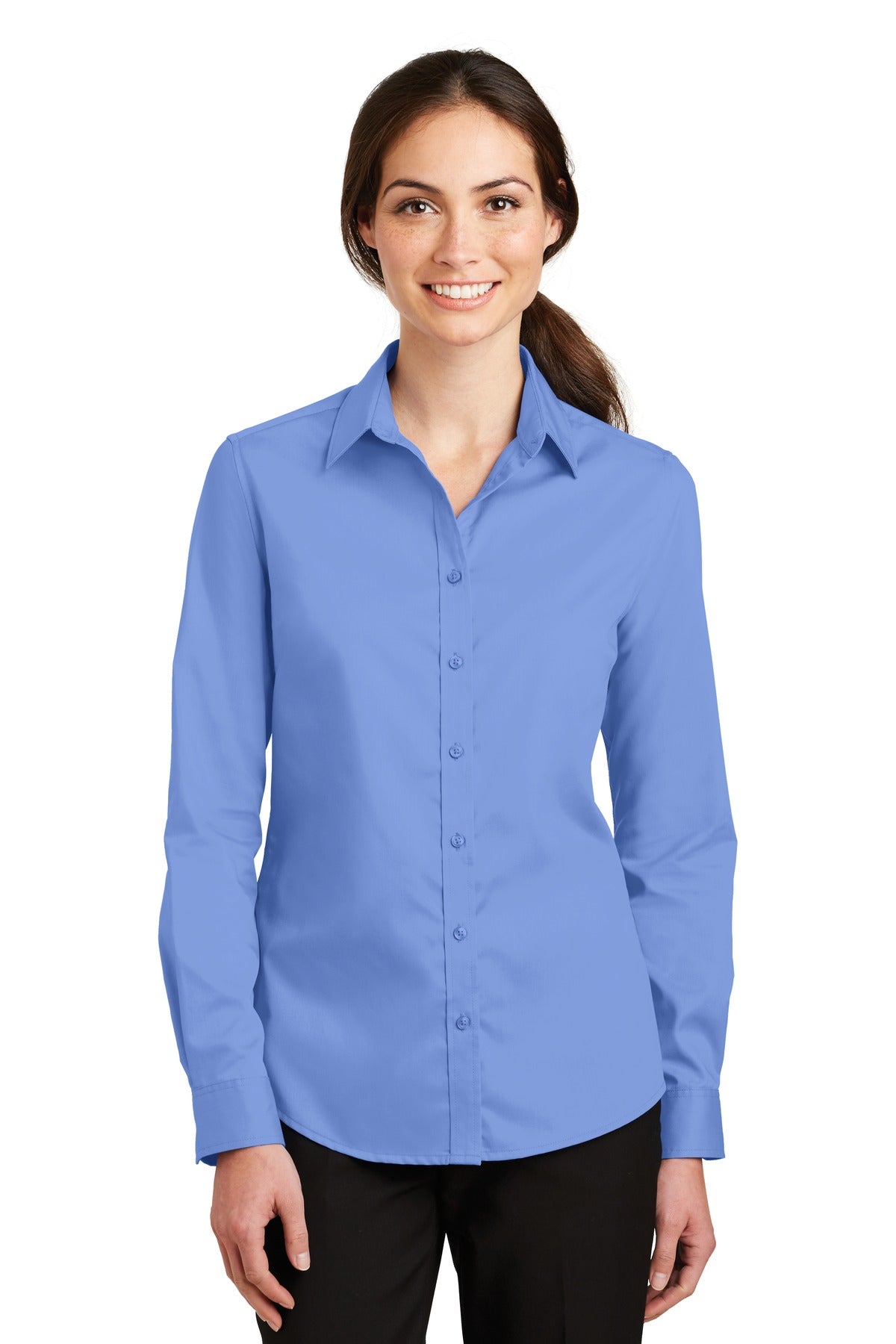 Port Authority ® Women's SuperPro ™ Twill Shirt. L663