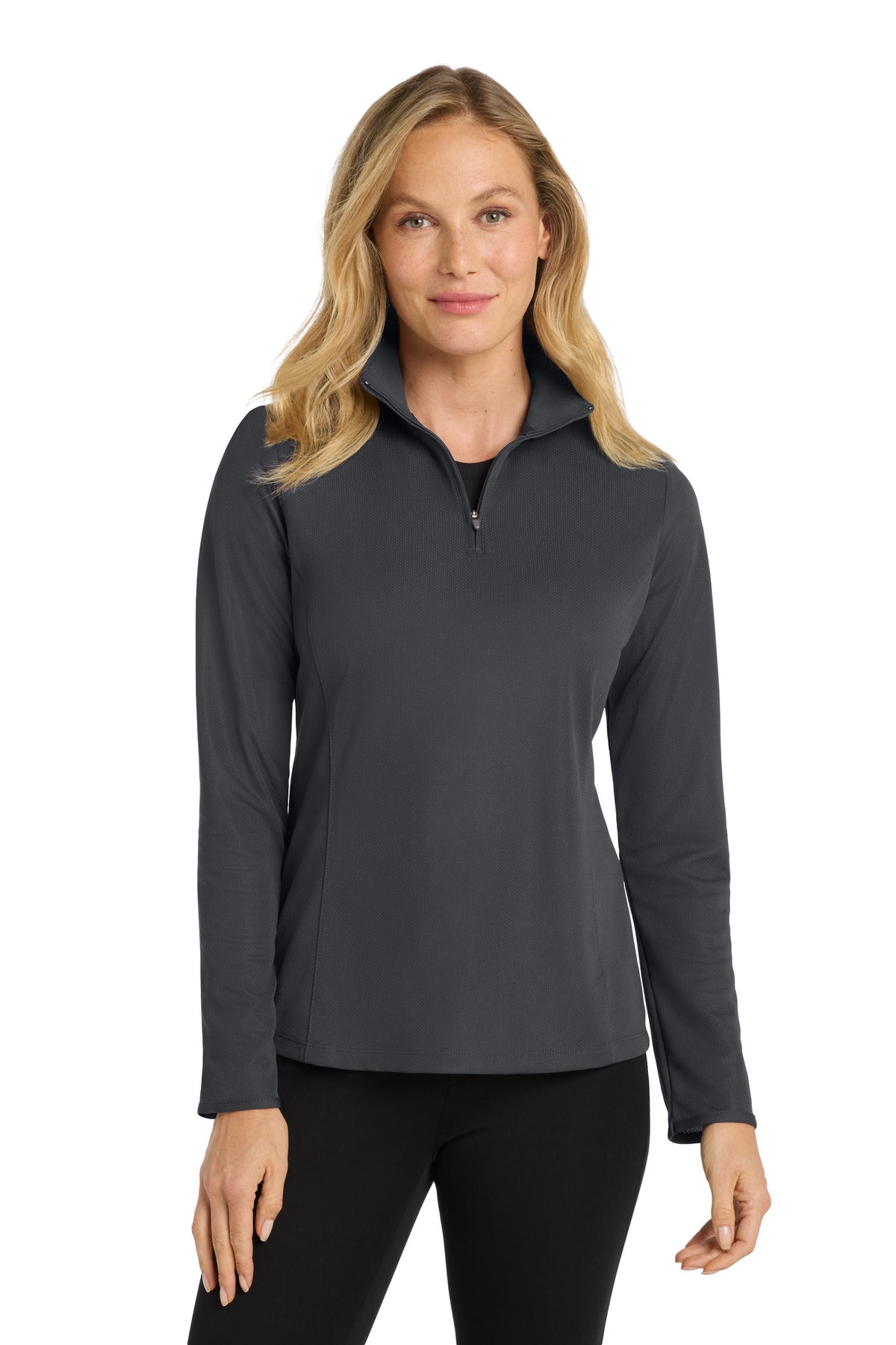 Port Authority ® Women's Pinpoint Mesh 1/2-Zip . L806