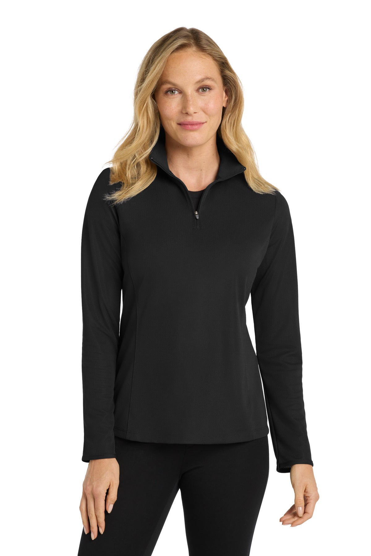 Port Authority ® Women's Pinpoint Mesh 1/2-Zip . L806