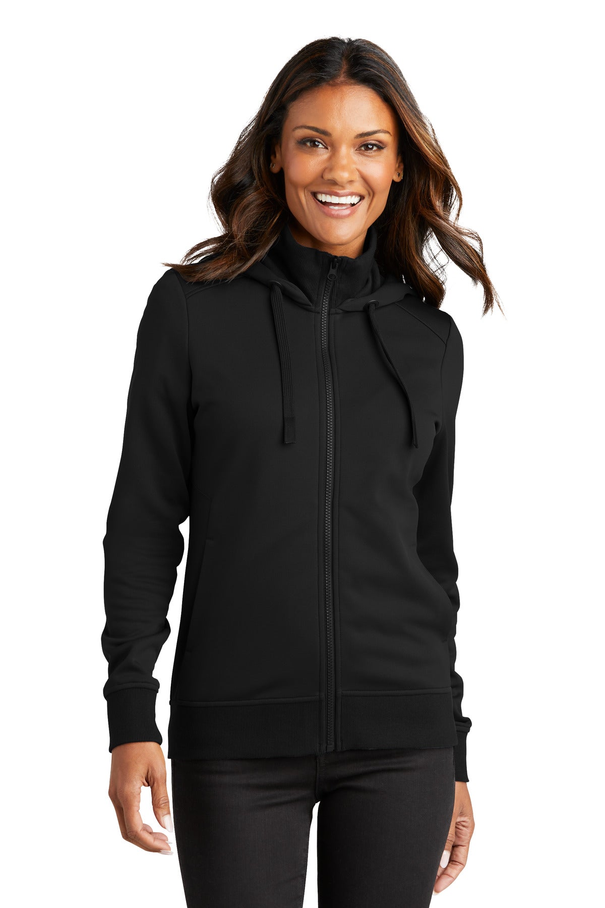 Port Authority ® Women's Smooth Fleece Hooded Jacket L814