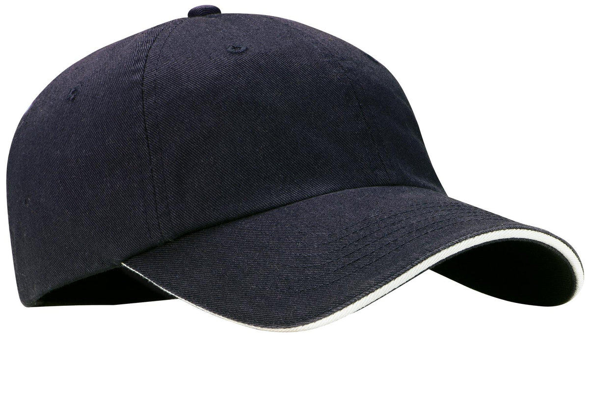 Port Authority ® Sandwich Bill Cap with Striped Closure. C830