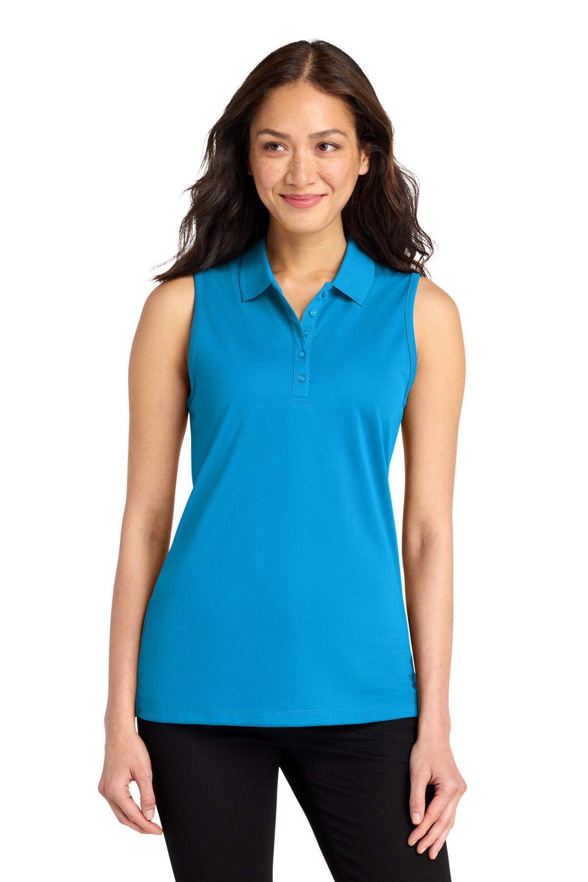 Port Authority ® Women's Dry Zone ® UV Micro-Mesh Sleeveless Polo LK110SV