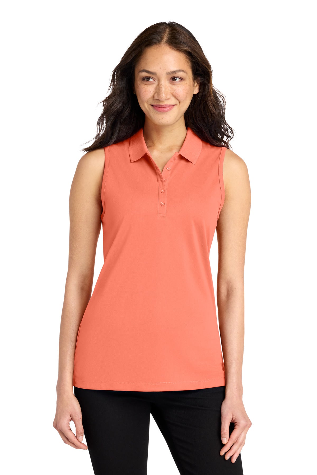 Port Authority ® Women's Dry Zone ® UV Micro-Mesh Sleeveless Polo LK110SV