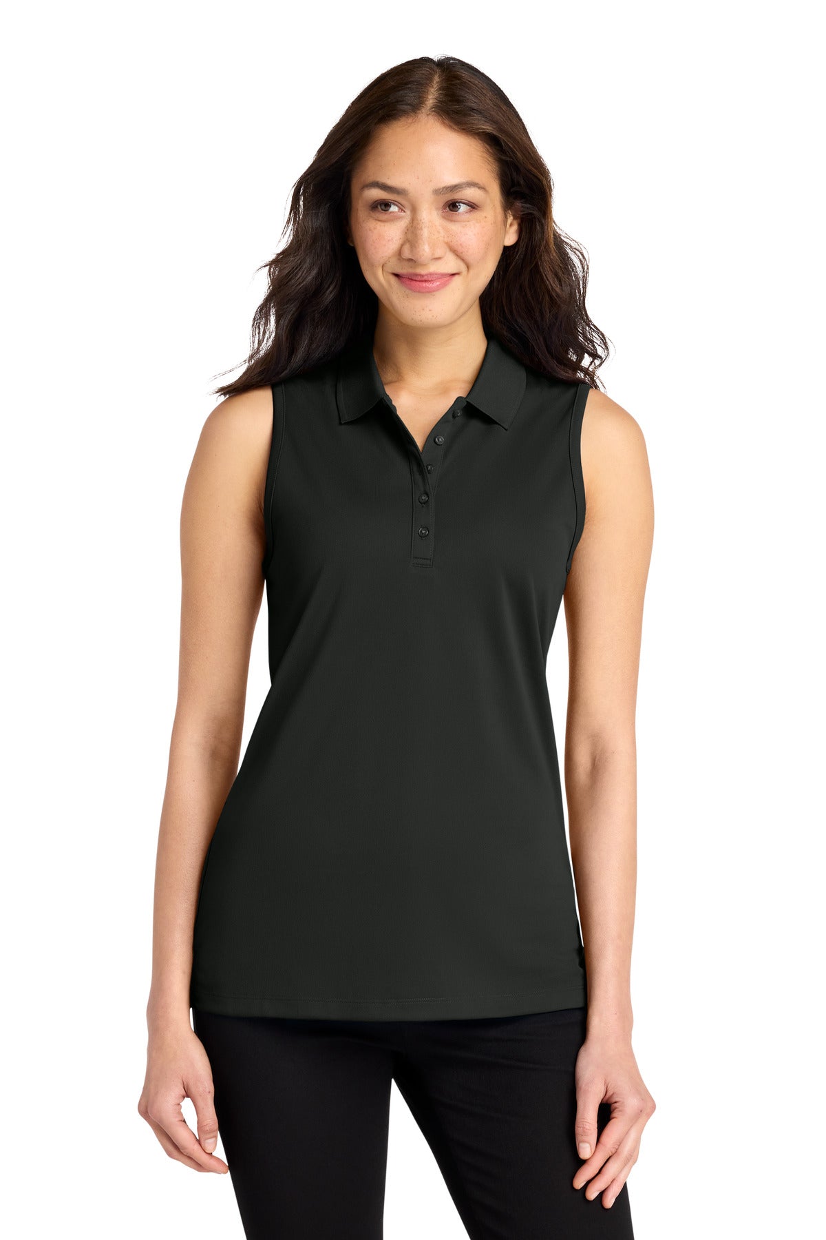 Port Authority ® Women's Dry Zone ® UV Micro-Mesh Sleeveless Polo LK110SV