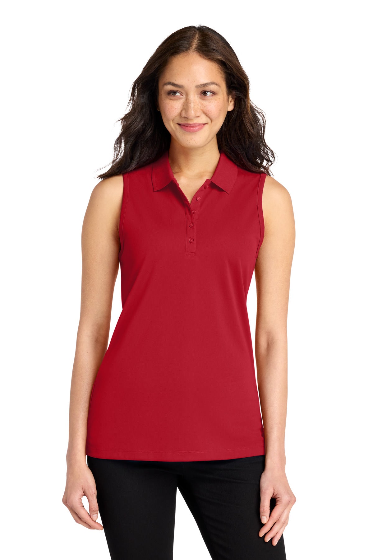 Port Authority ® Women's Dry Zone ® UV Micro-Mesh Sleeveless Polo LK110SV