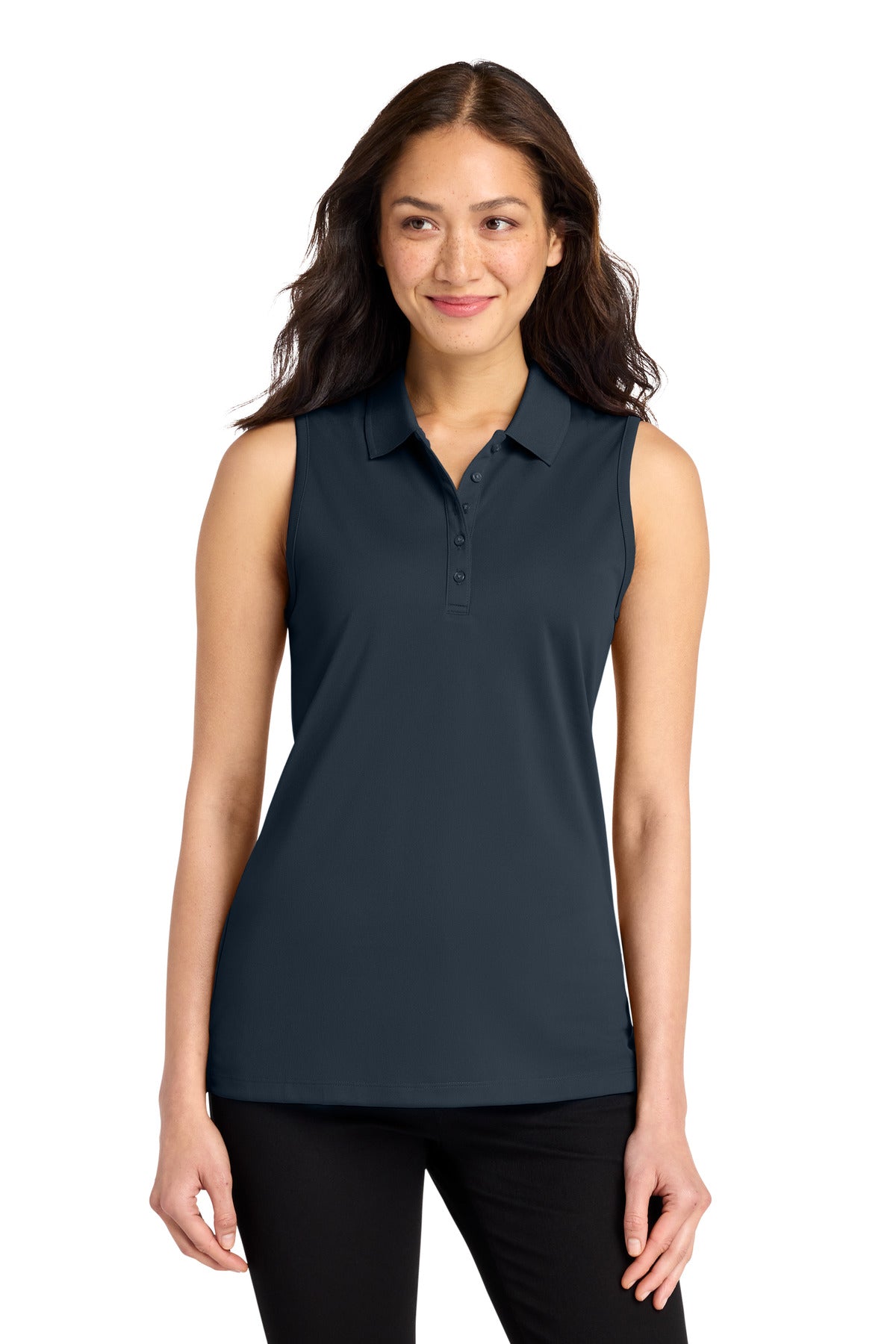 Port Authority ® Women's Dry Zone ® UV Micro-Mesh Sleeveless Polo LK110SV