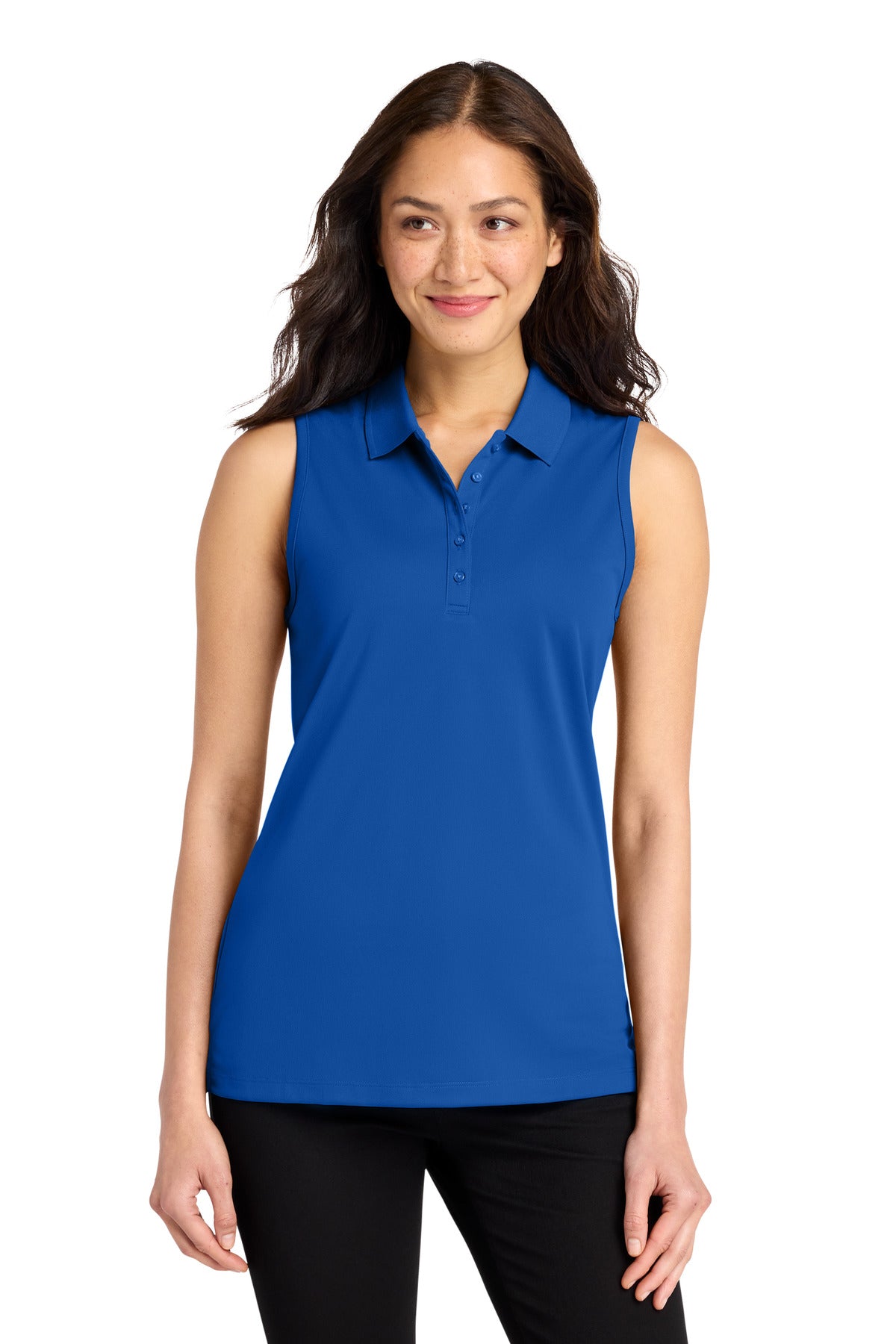 Port Authority ® Women's Dry Zone ® UV Micro-Mesh Sleeveless Polo LK110SV