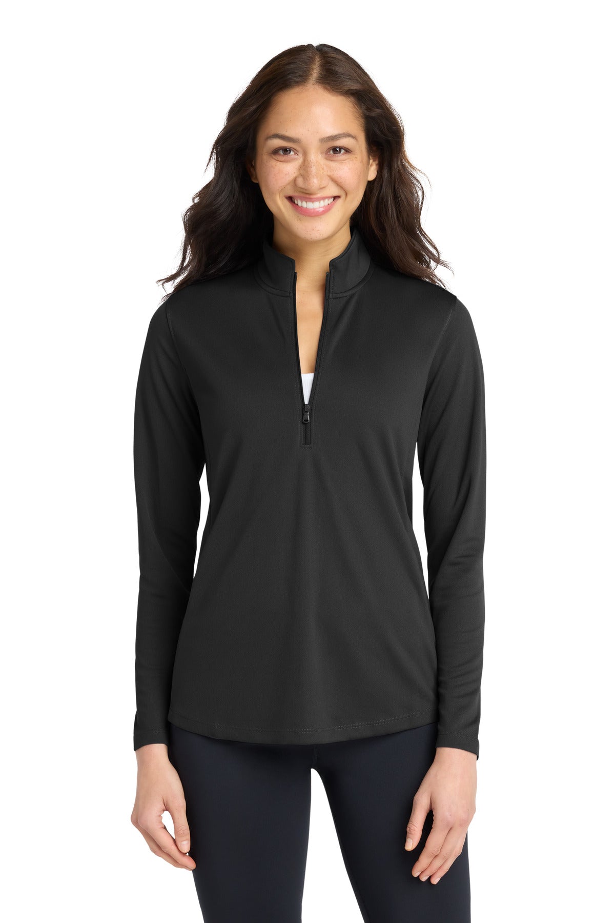 Port Authority ® Women's Dry Zone ® UV Micro-Mesh 1/4-Zip LK112