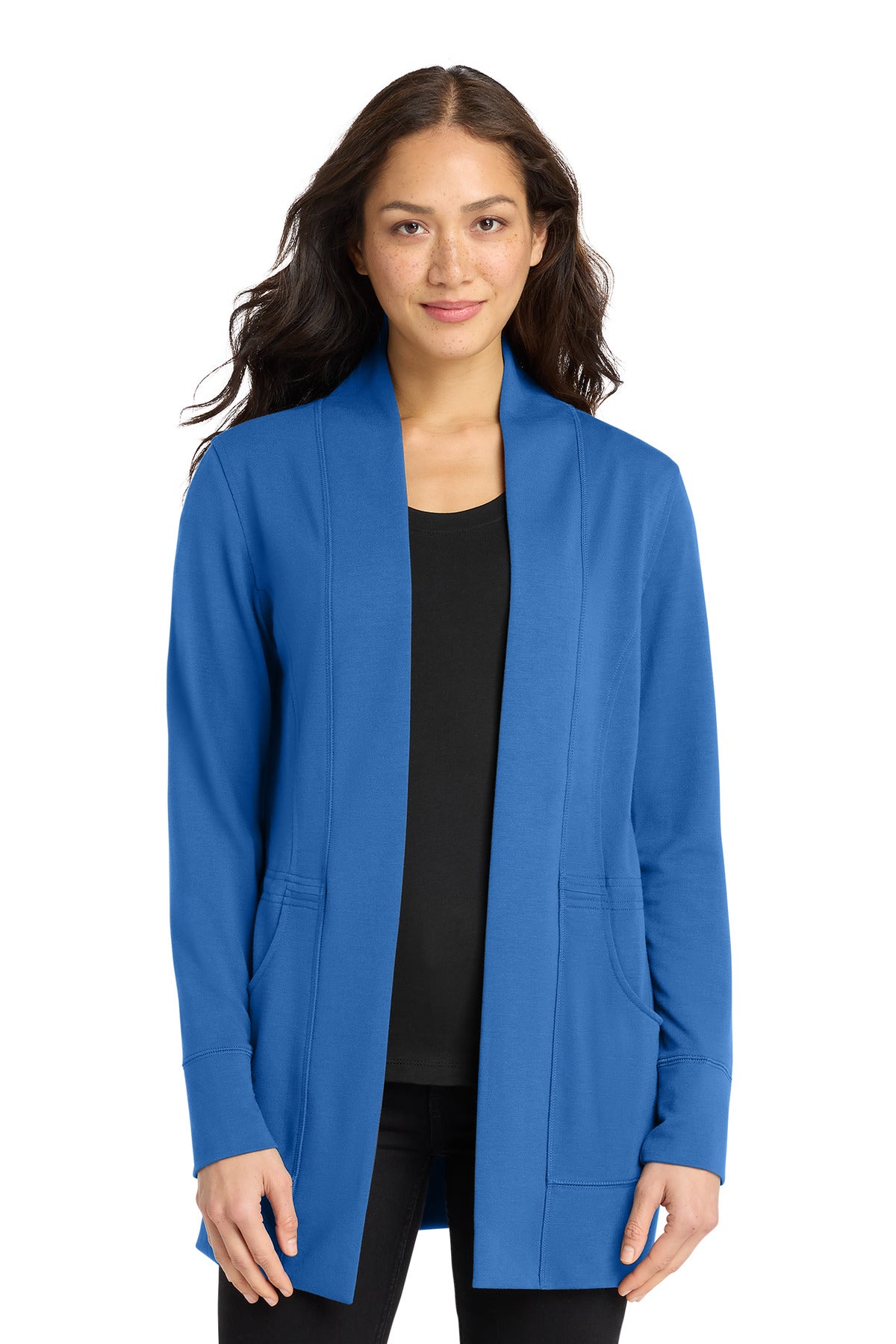Port Authority ® Women's Microterry Cardigan LK825