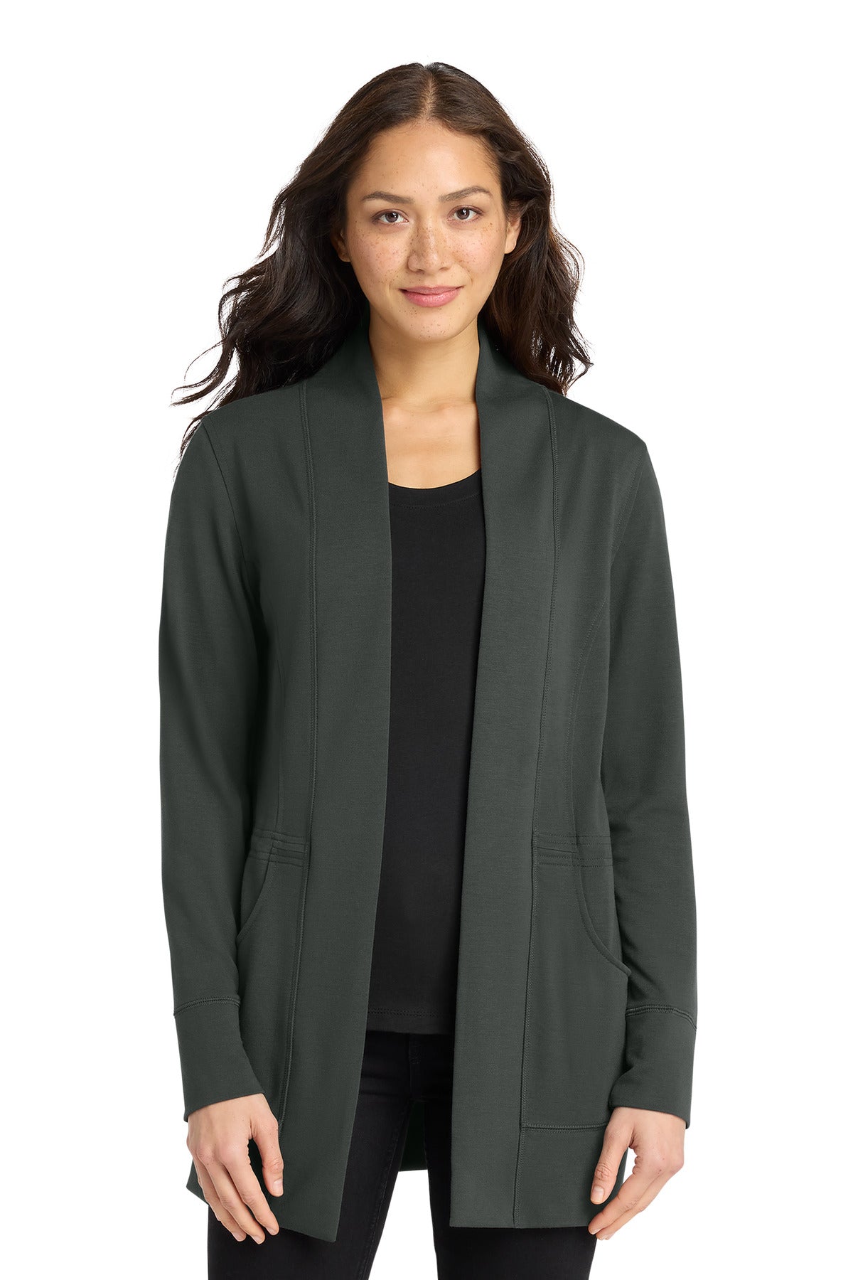 Port Authority ® Women's Microterry Cardigan LK825