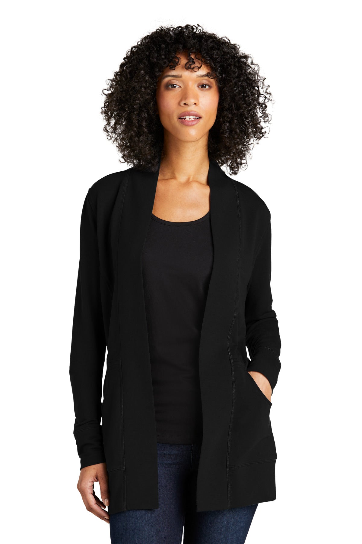 Port Authority ® Women's Microterry Cardigan LK825