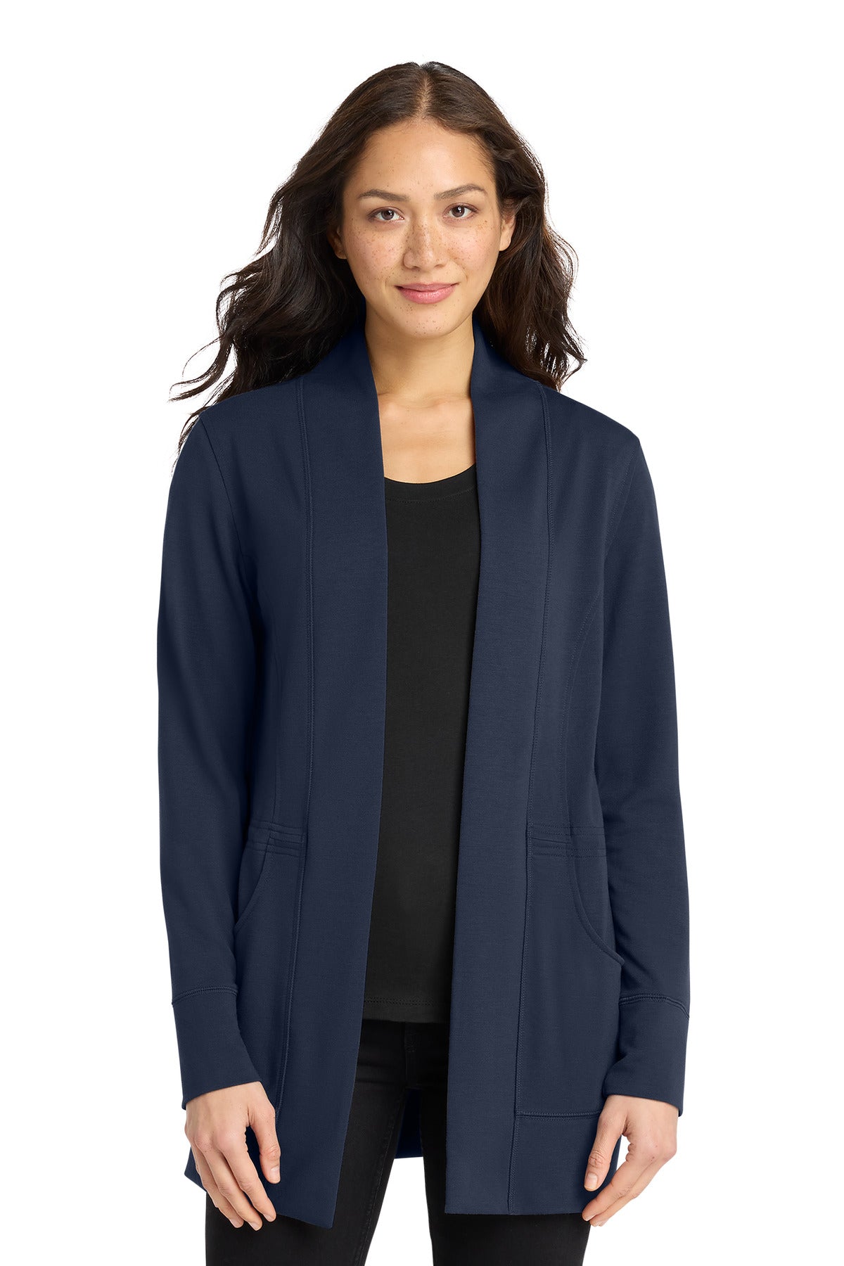 Port Authority ® Women's Microterry Cardigan LK825