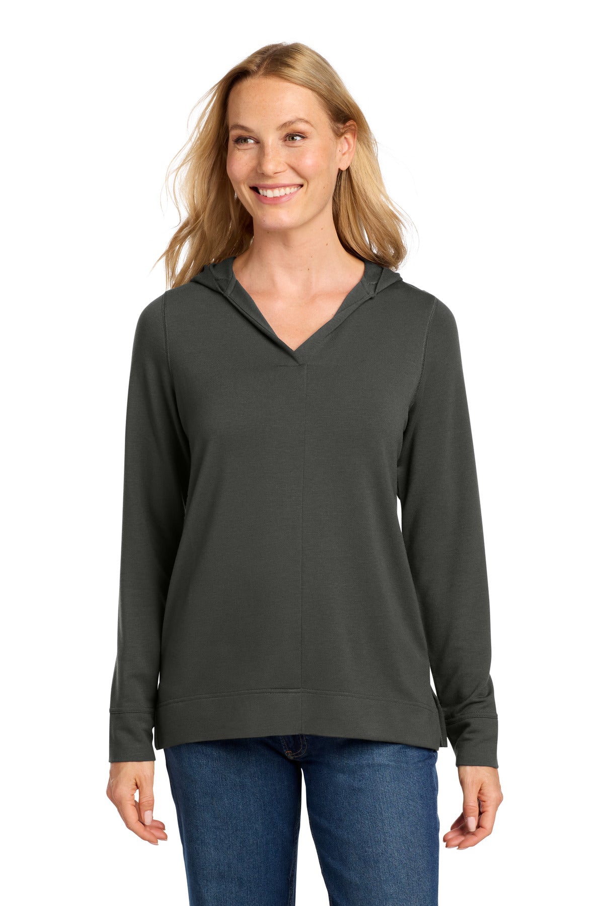 Port Authority ® Women's Microterry Pullover Hoodie LK826