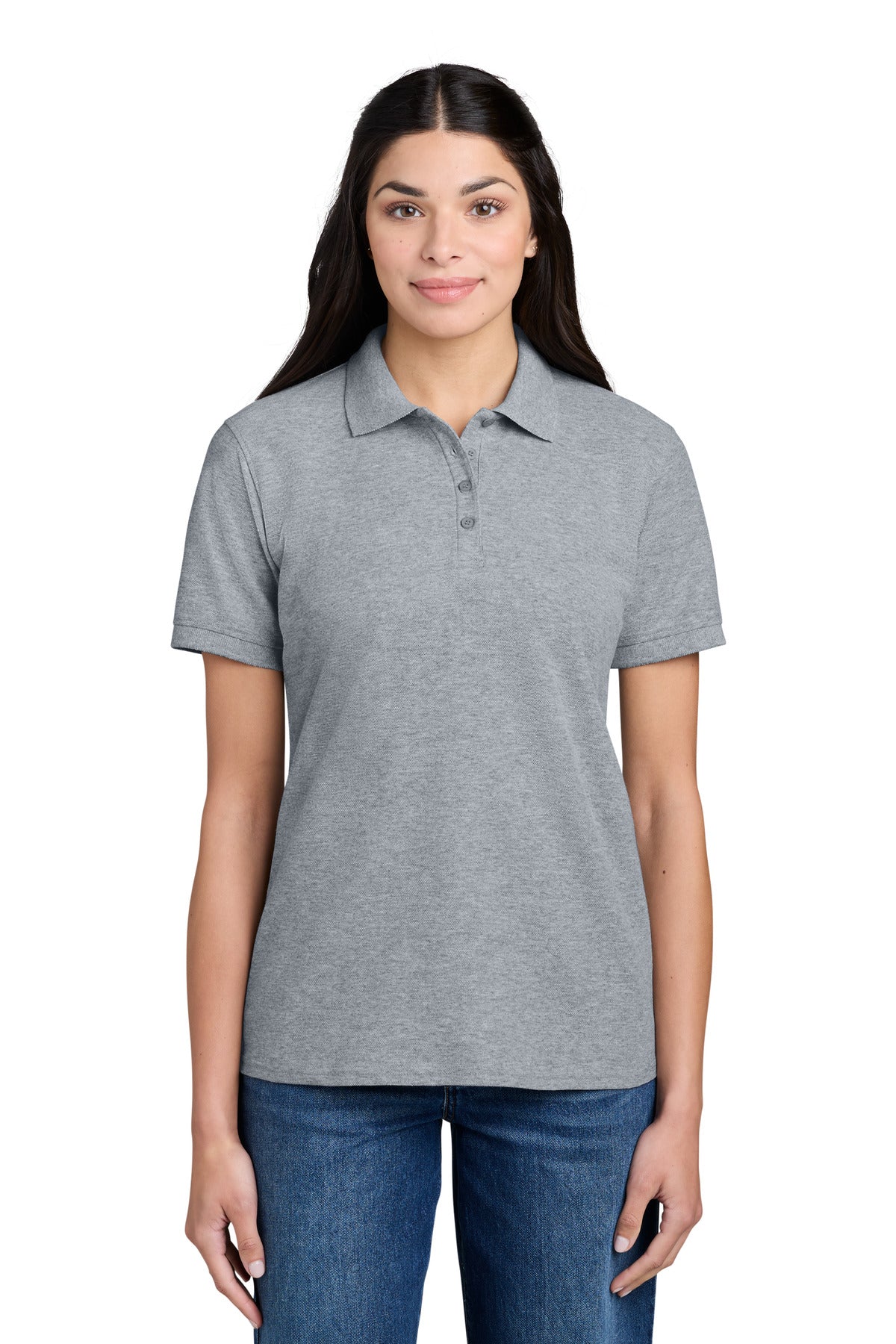 Port & Co ® Women's Core Blend Pique Polo. LKP155