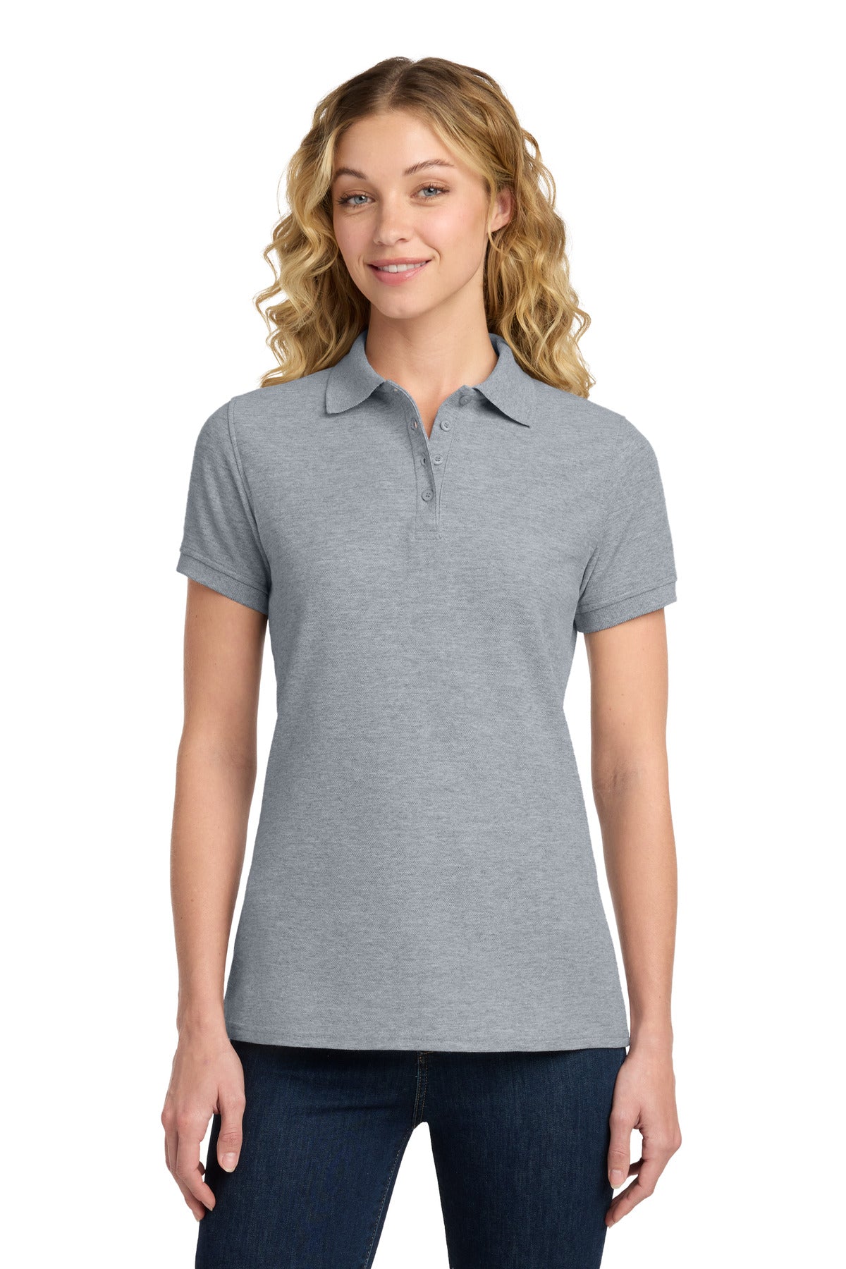 Port & Co ™ Women's Core Blend Pique Polo. LKP155