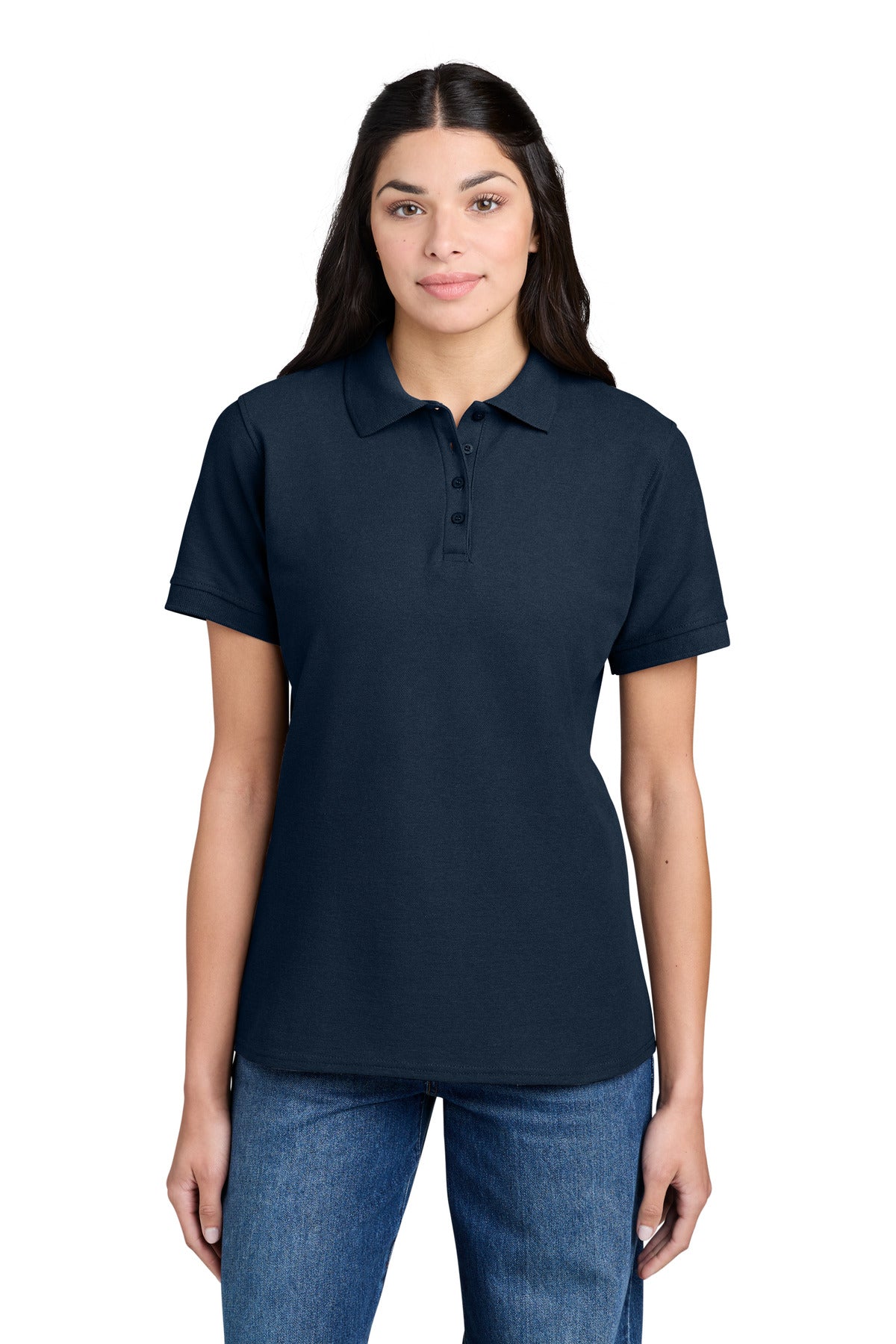 Port & Co ® Women's Core Blend Pique Polo. LKP155